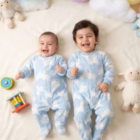 سرهمی نوزادی/سرهمی نوزادی فوتر آبی بره