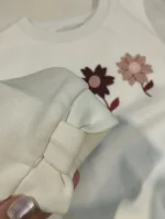 بلوز دخترانه/دورسC&Aسه گل شیری