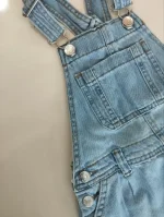 پیشبندی جین روشن مام ZARA/پیشبندی جین دخترانه