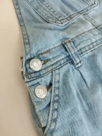 پیشبندی جین روشن مام ZARA/پیشبندی جین دخترانه