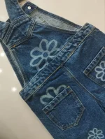 پیشبندی جین گلدار PRIMARK/پیشبندی دخترانه