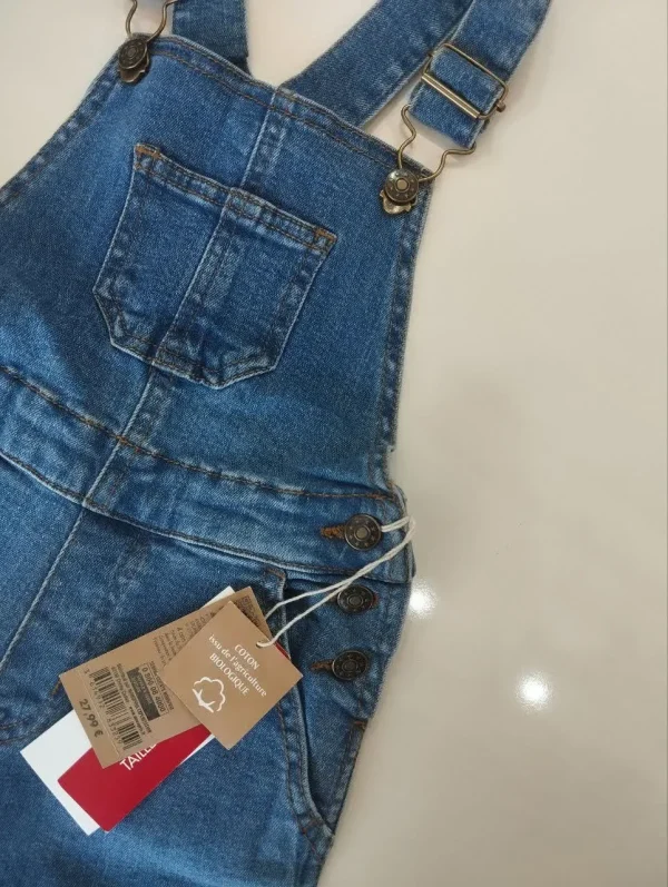 پیش بندی جین تیره MONOPRIX