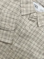 شومیز ZARA چهارخانه /شومیز پسرانه اورژینال